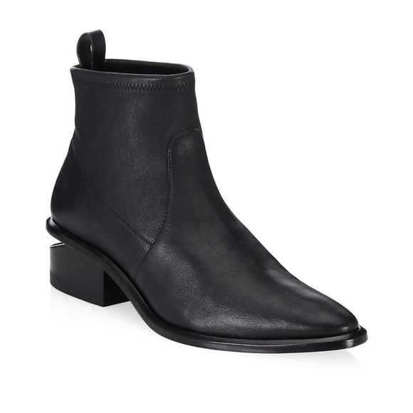 Alexander Wang Shoes - Alexander Wang Kori Rhodium Ankle Sock Cut Out